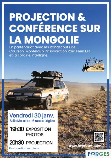 Projection et conférence sur la Mongolie
