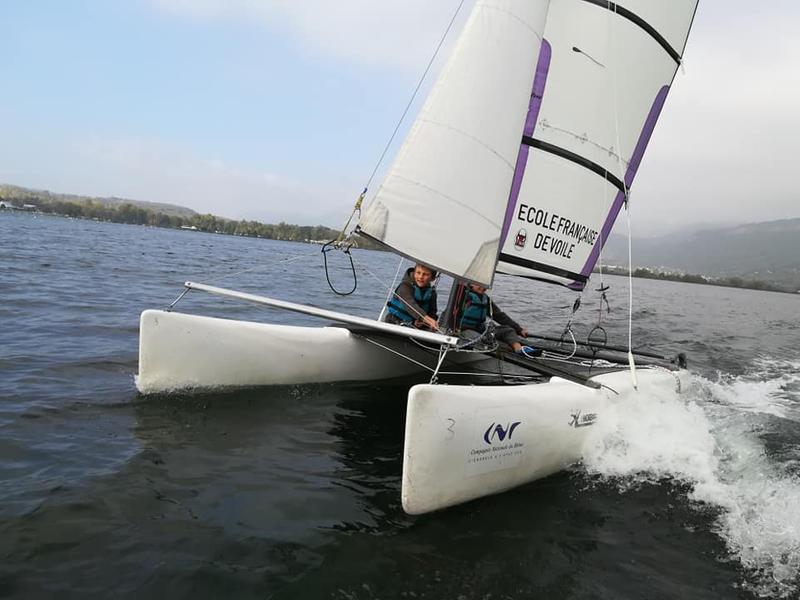 Activité voile avec Nauticlub_Serrières de Briord