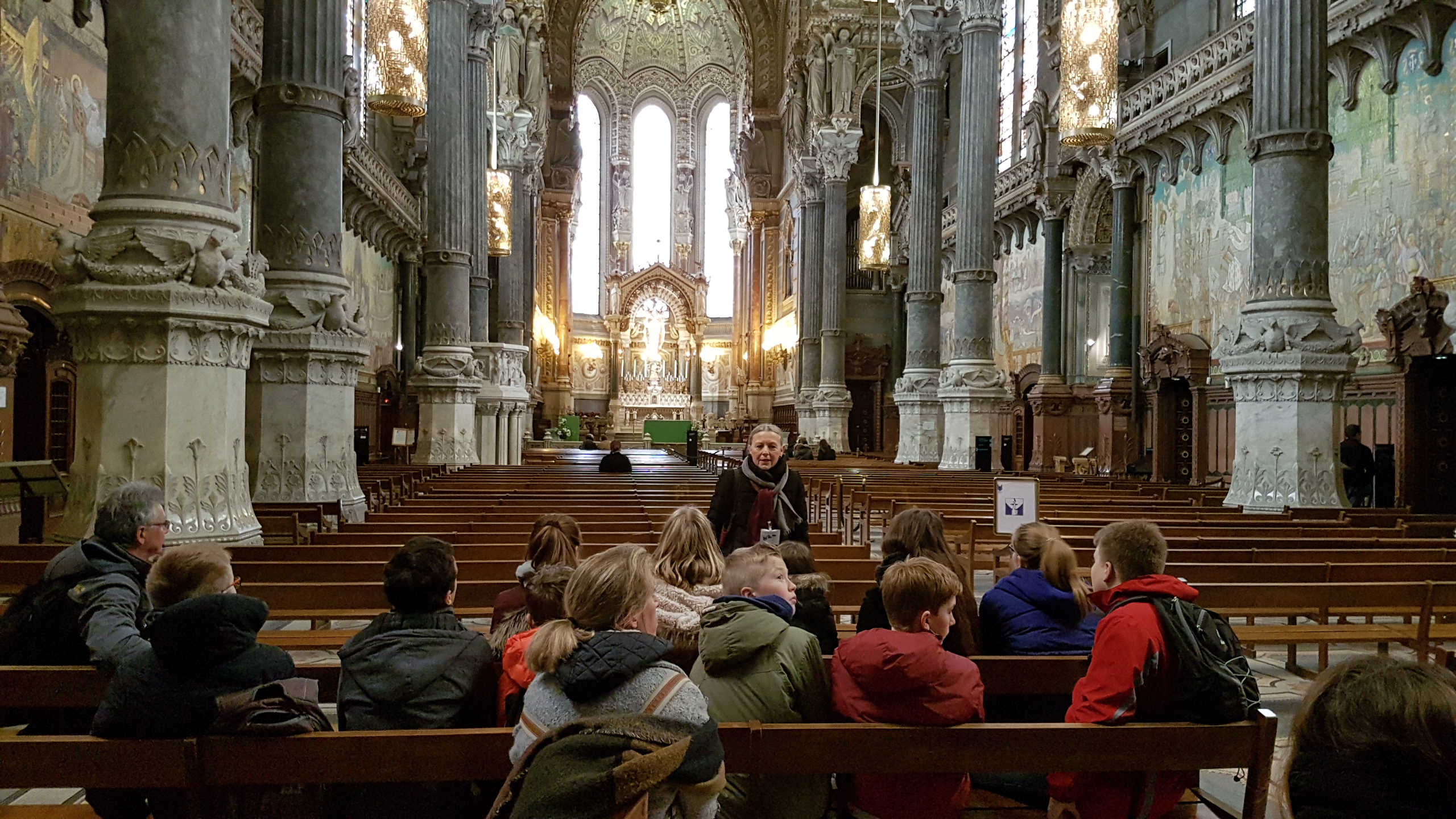 Nef de la basilique de  Fourvière