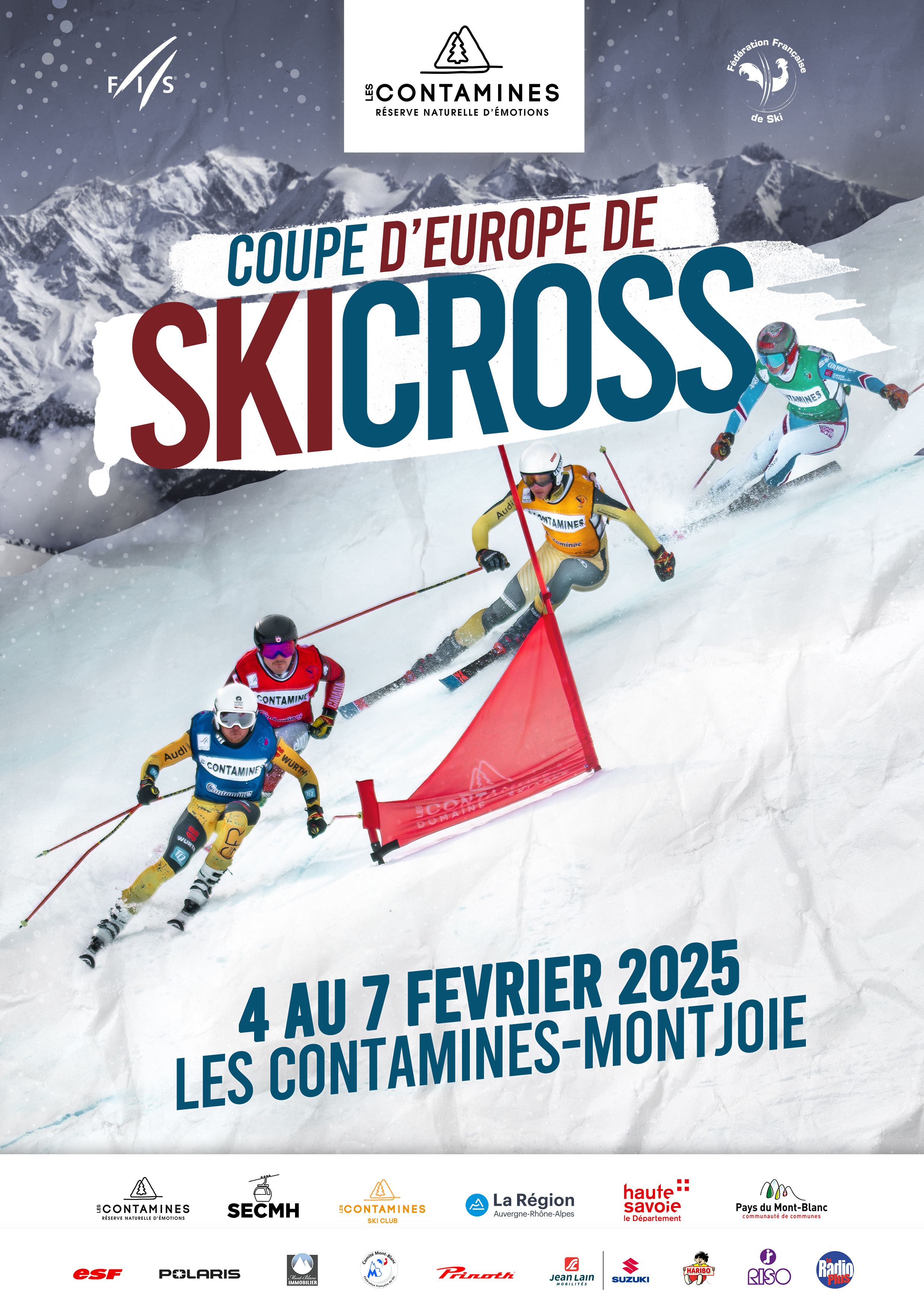 Coupe d'europe de skicross - Les Contamines-Montjoie 2024