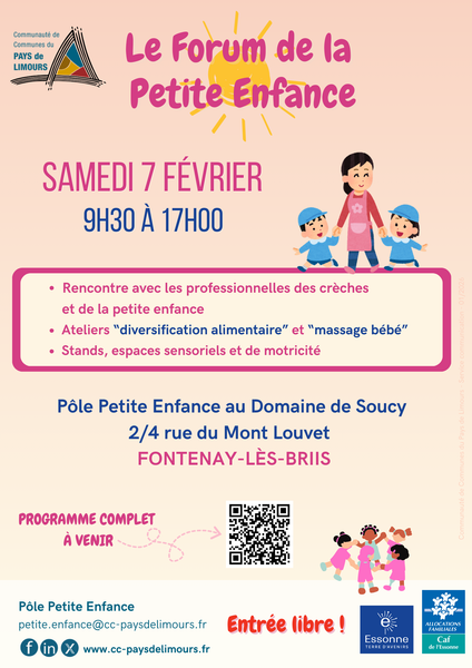 Forum Petite Enfance : rencontrez les professionnelles des crèches et de la petite enfance !