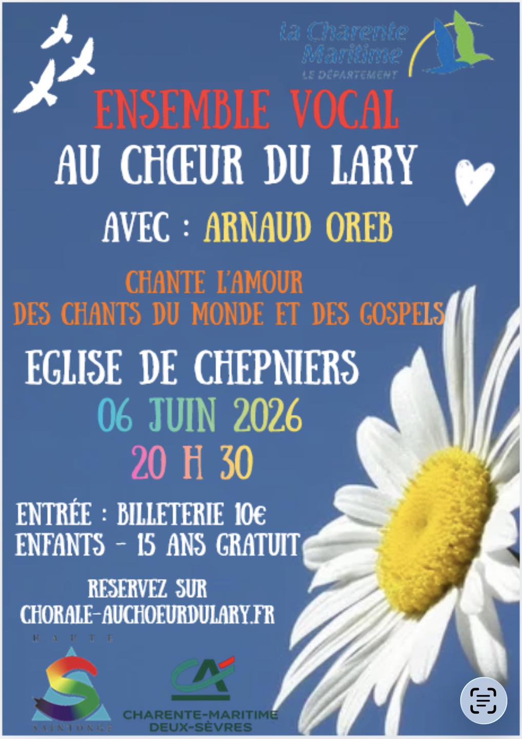 Ensemble vocal au chœur du Lary