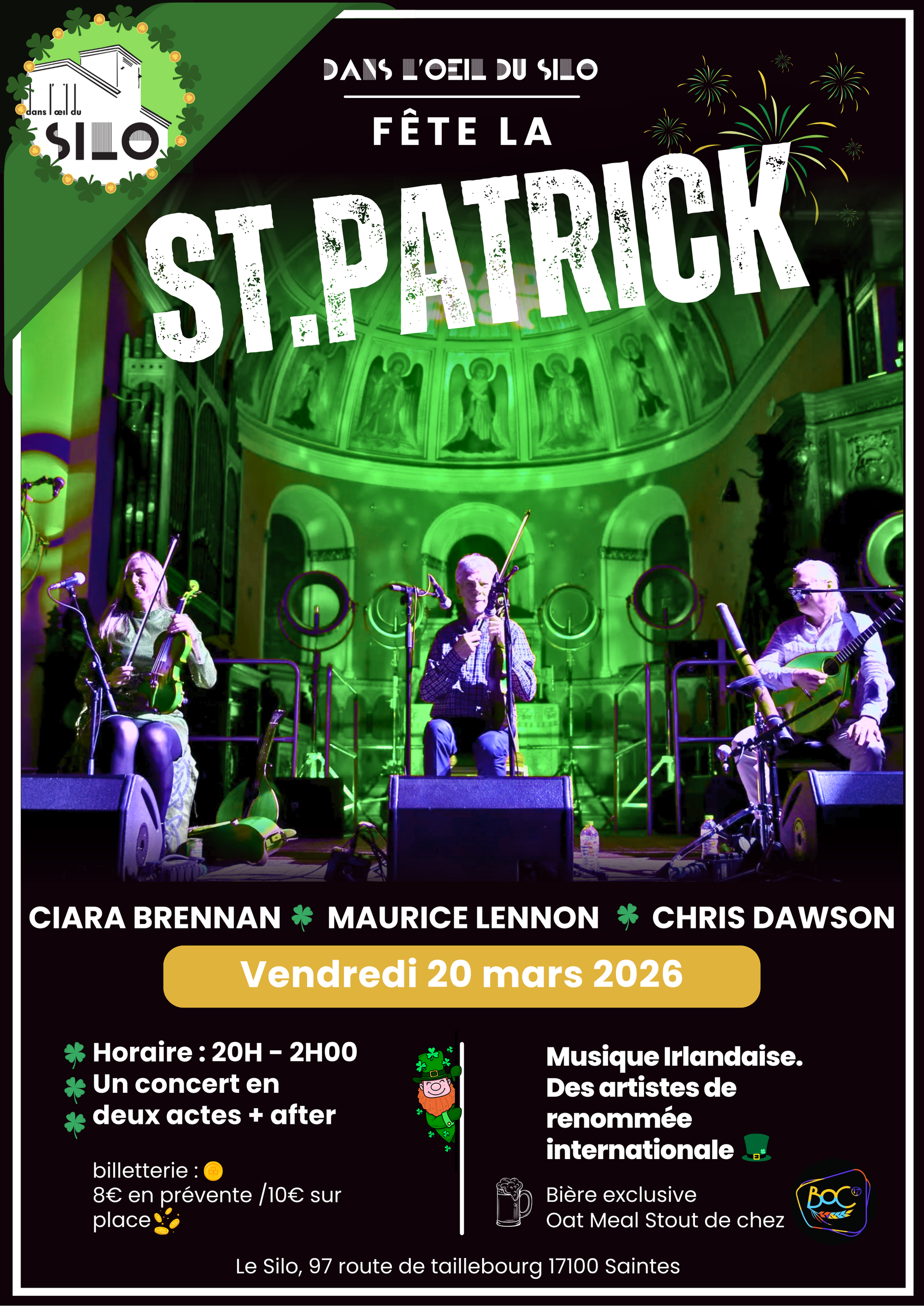 St-Patrick : Maurice Lennon trio