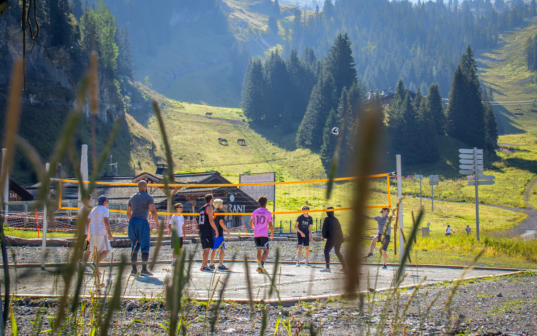 Terrain de beach volley