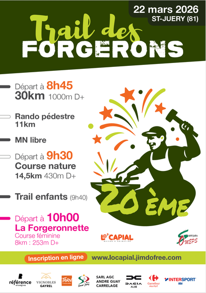 Trail des forgerons - 20ème édition