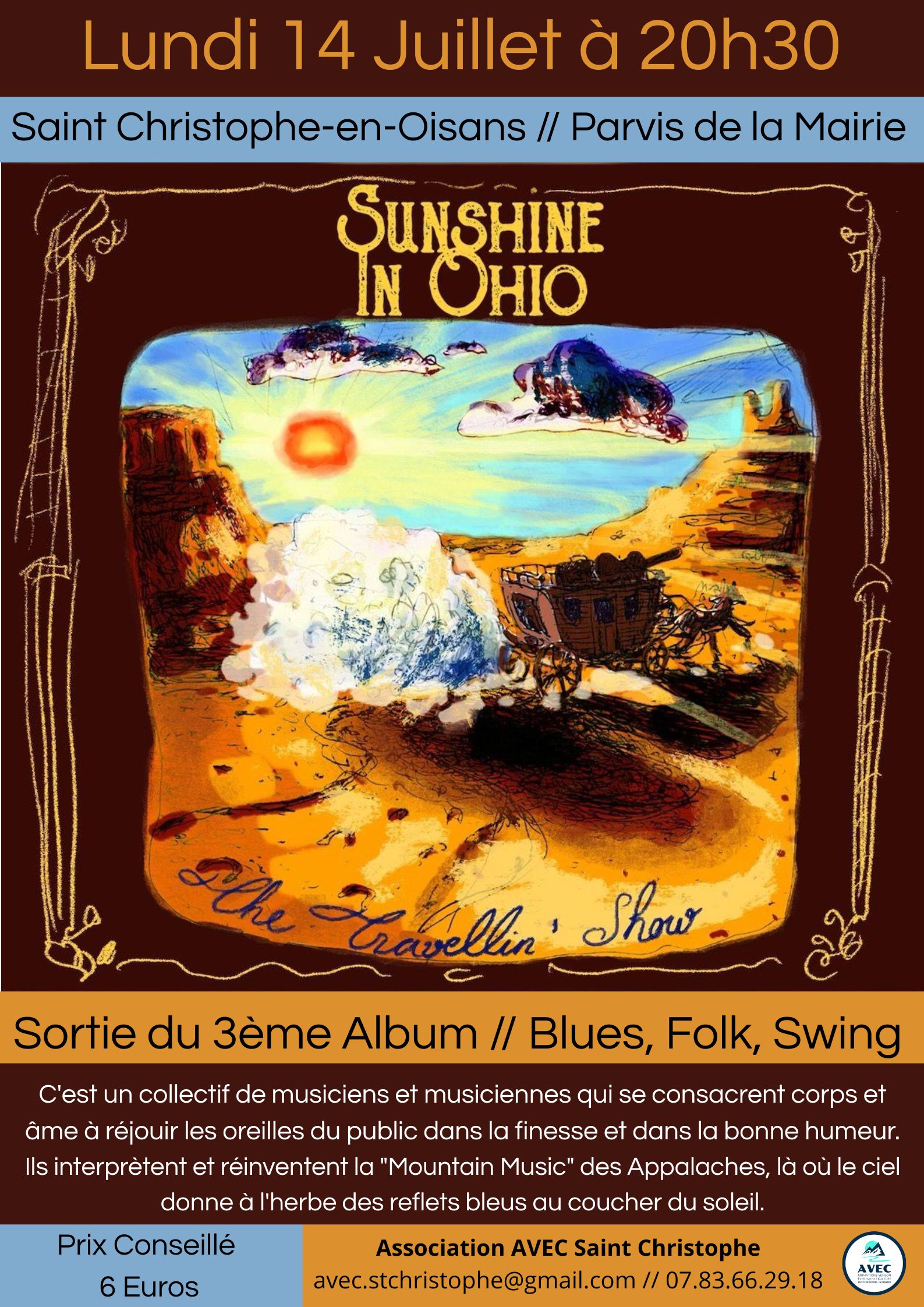 Concert Sunshine in Ohio_Saint-Christophe-en-Oisans