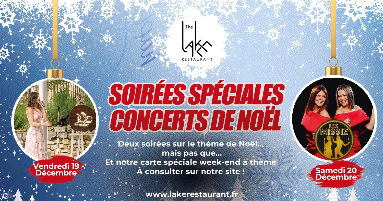 Soirées spéciales concerts de Noël à The Lake restaurant_Trept