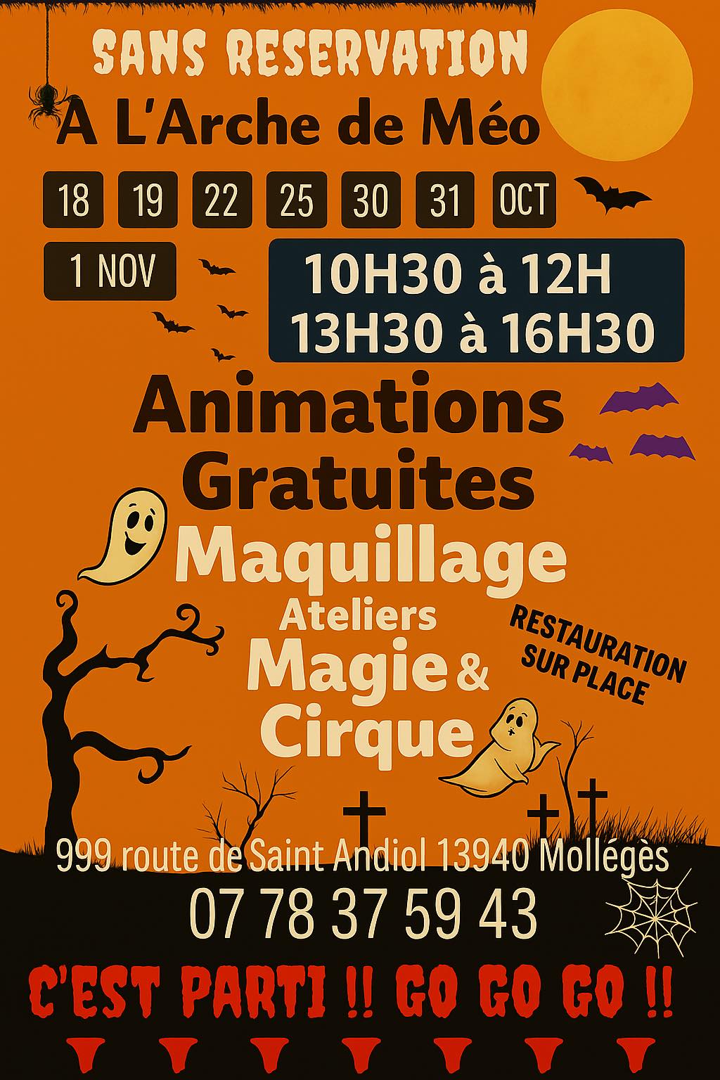 Halloween à l'Arche de Méo