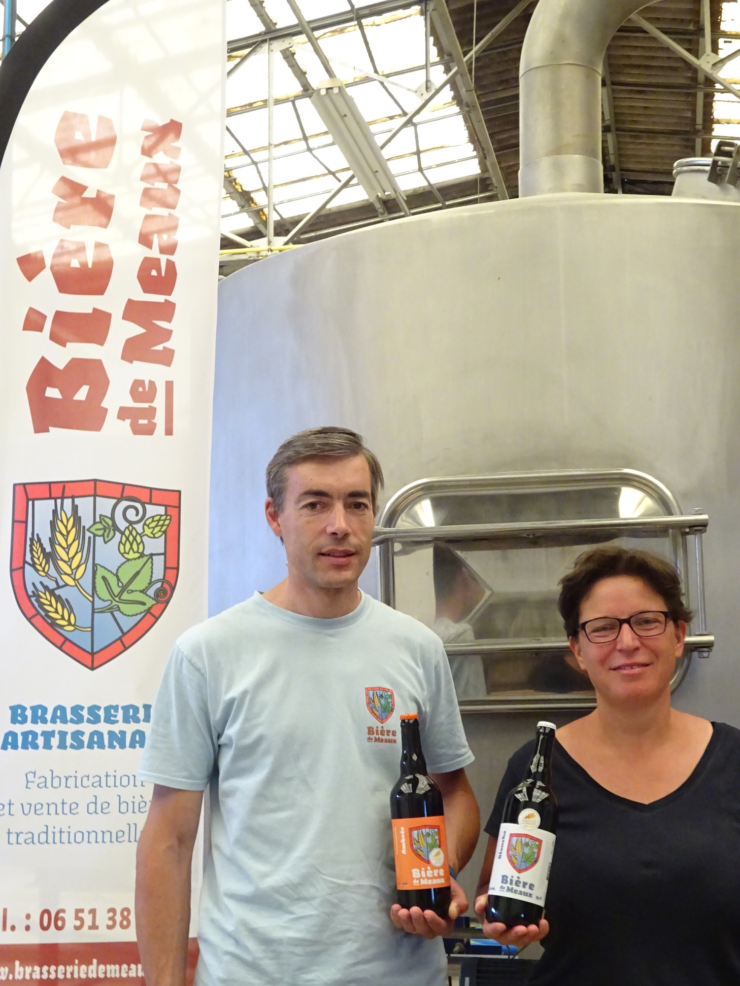 Brasserie de Meaux - Un couple de brasseurs