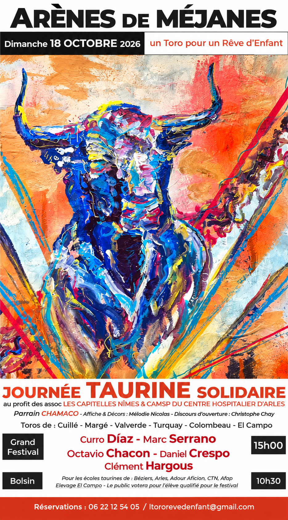 Journée taurine solidaire « Un toro pour un rêve d&rsquo;enfant »