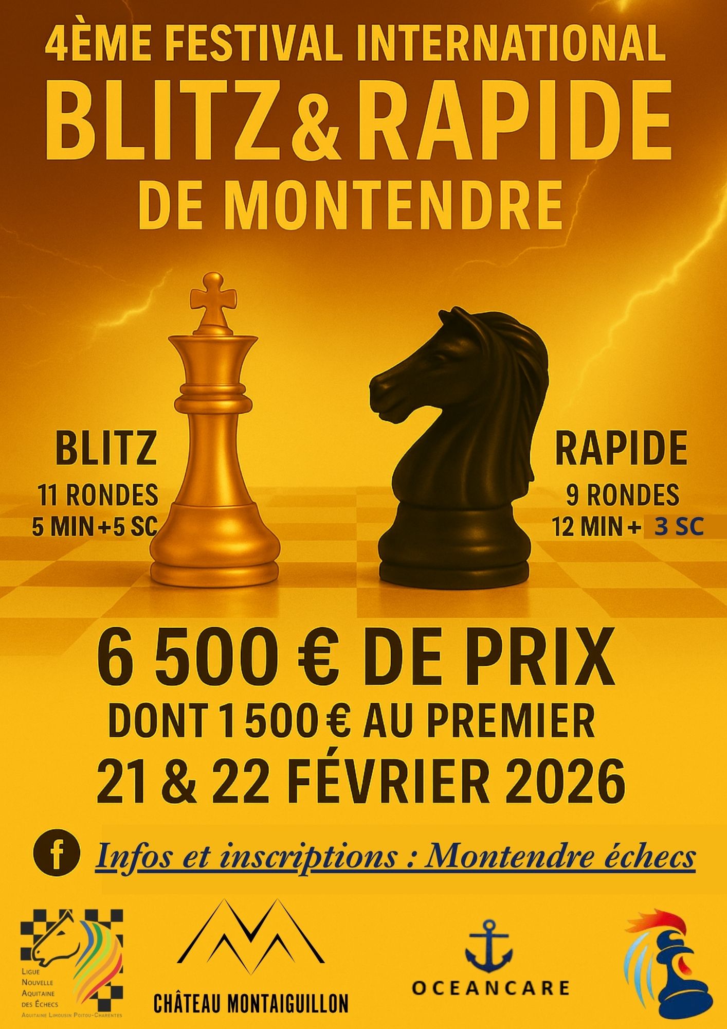 4 ème Festival International d'échecs Blitz et rapide
