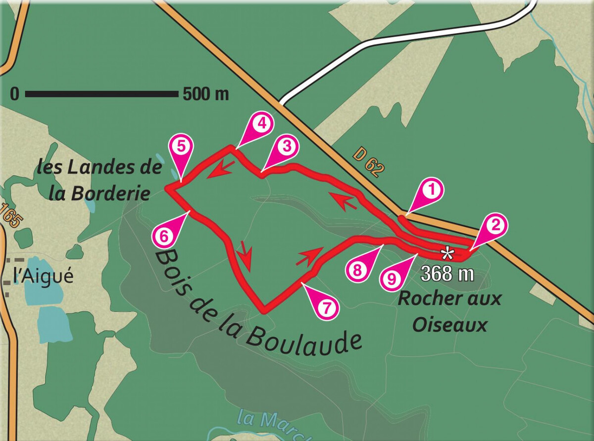 Sentier des Landes de la Borderie