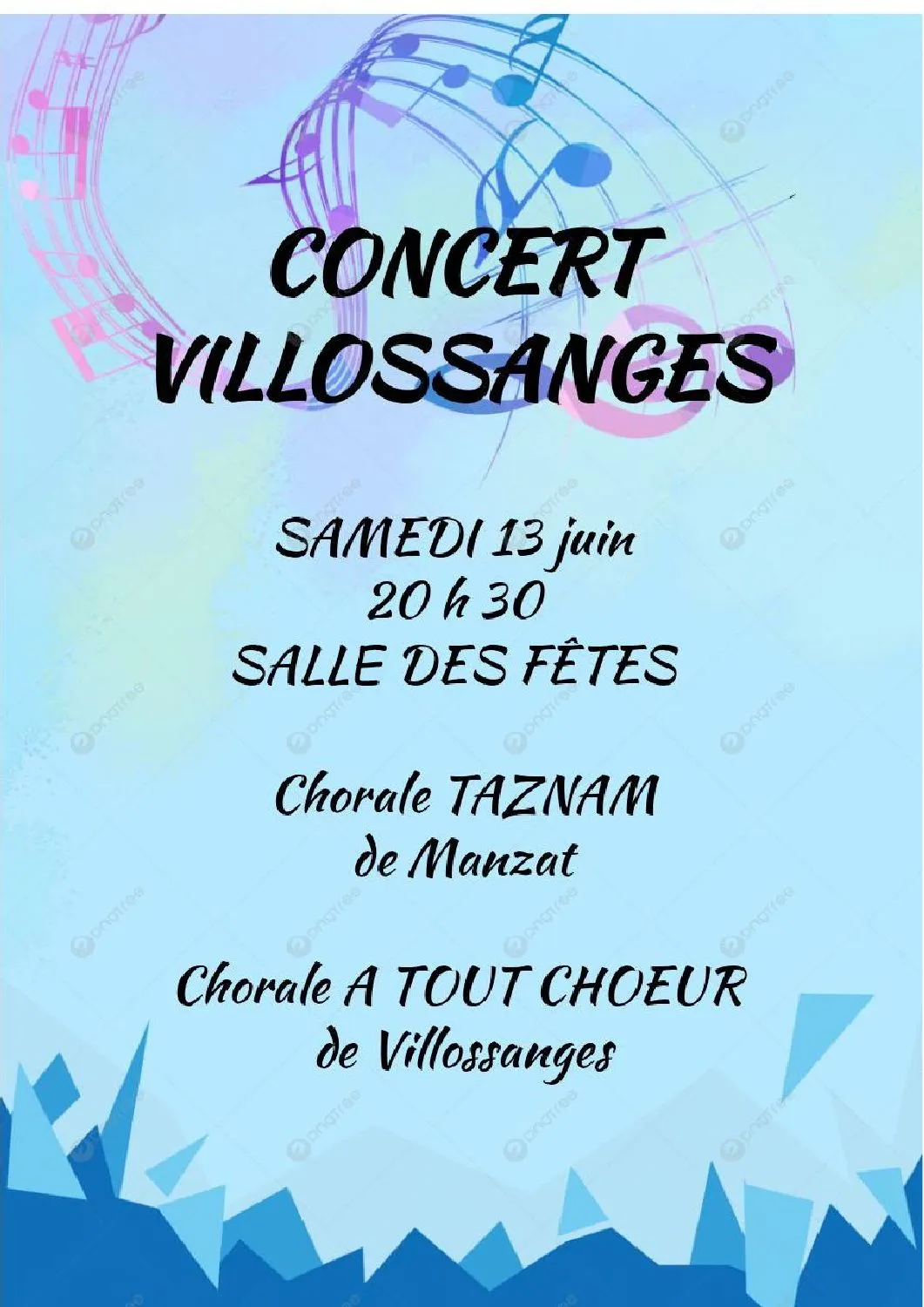Concert - La chorale Taznam et À tout chœur
