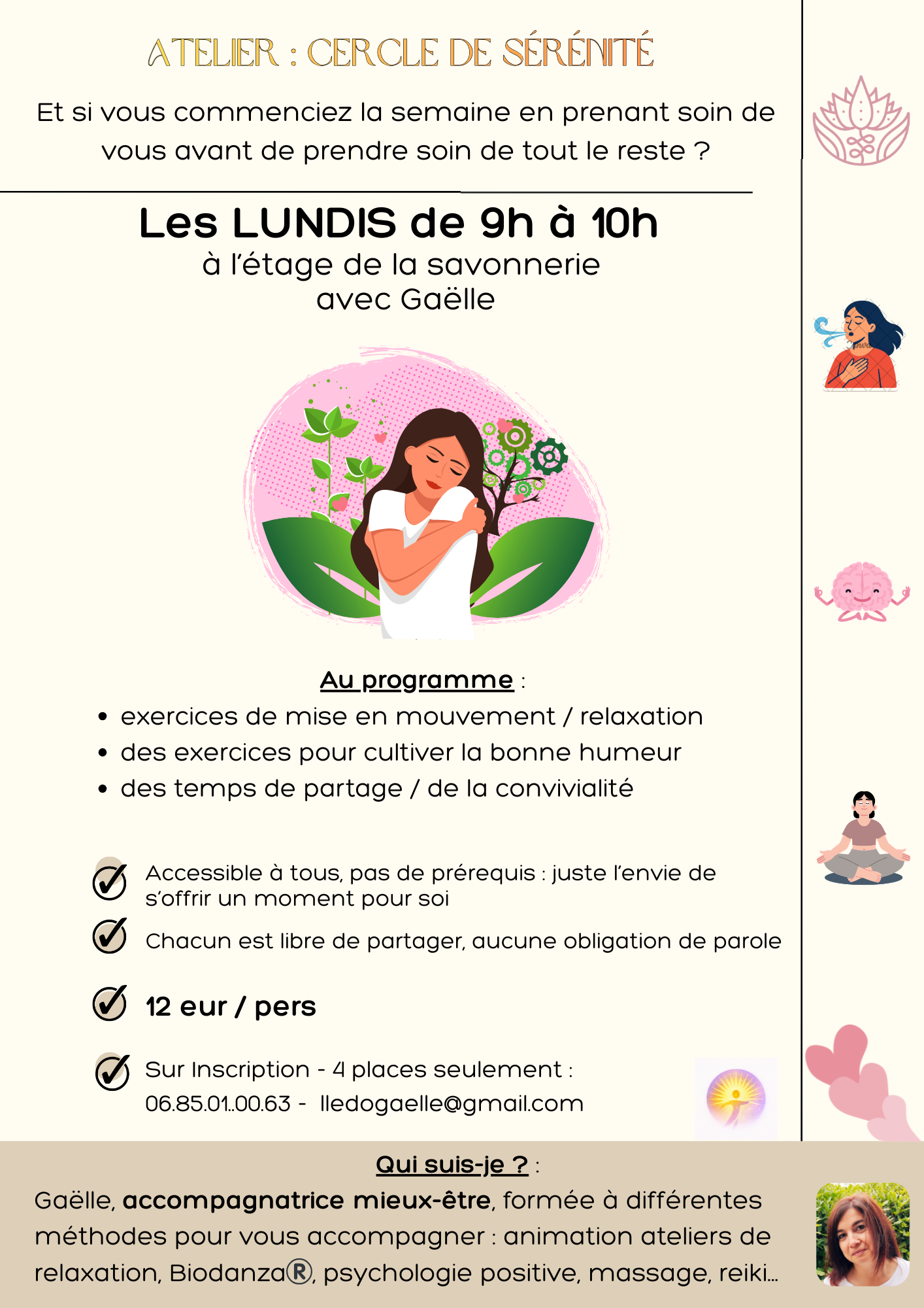 Atelier "cercle de sérénité"