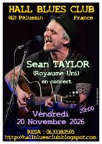 Concert "Sean Taylor (Angleterre)" - Hall Blues Club_Pélussin