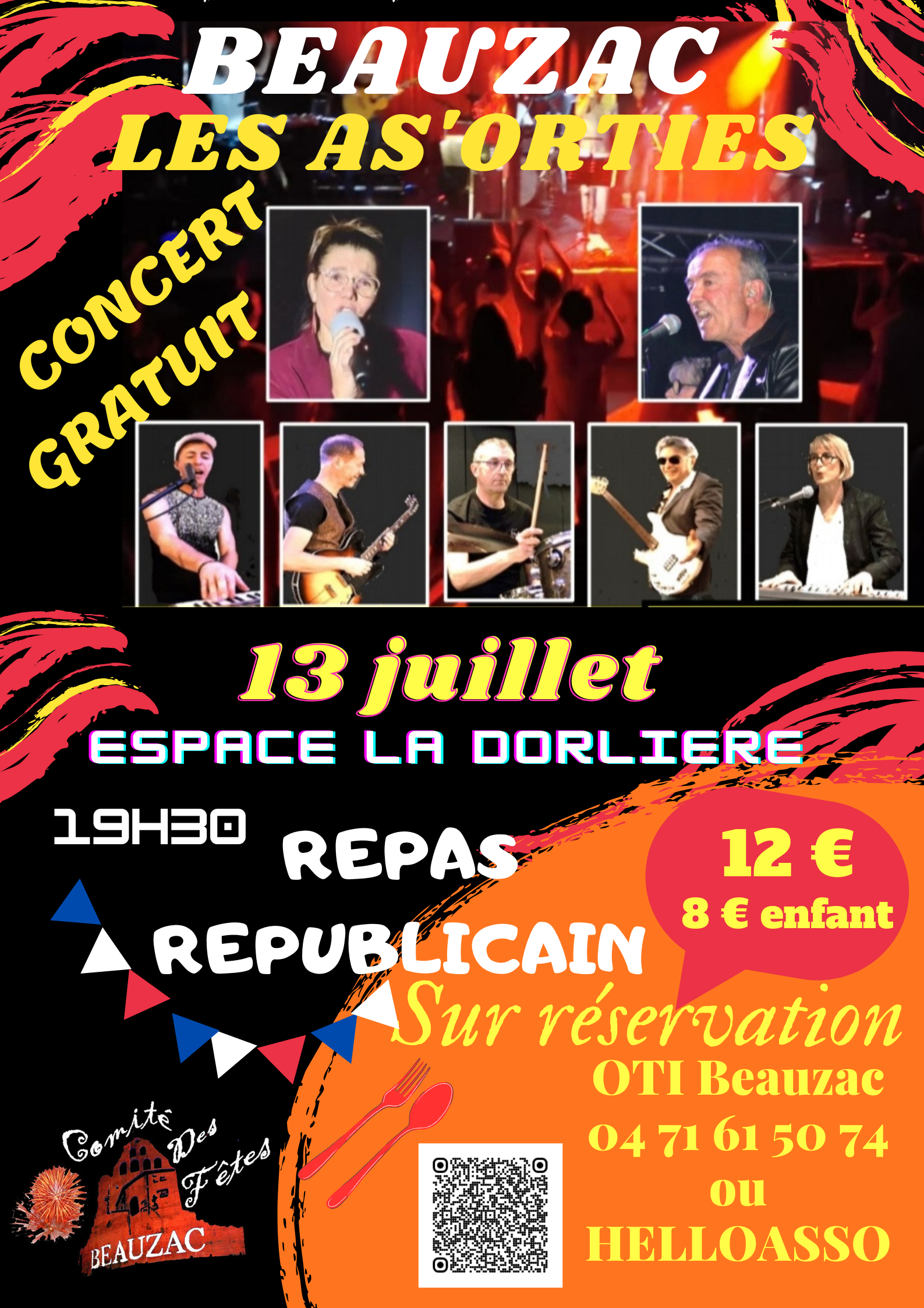 Repas et concert "Les As'orties"