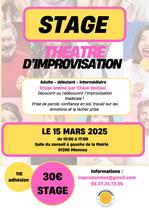 Stage d'improvisation pour tous !