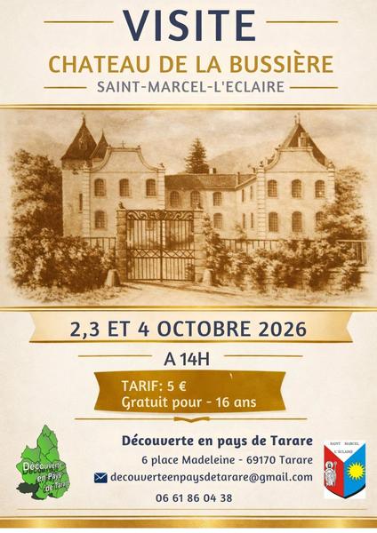 Visite guidée du château de la Bussière