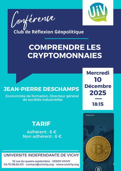 Conférence "Comprendre les cryptomonnaies"