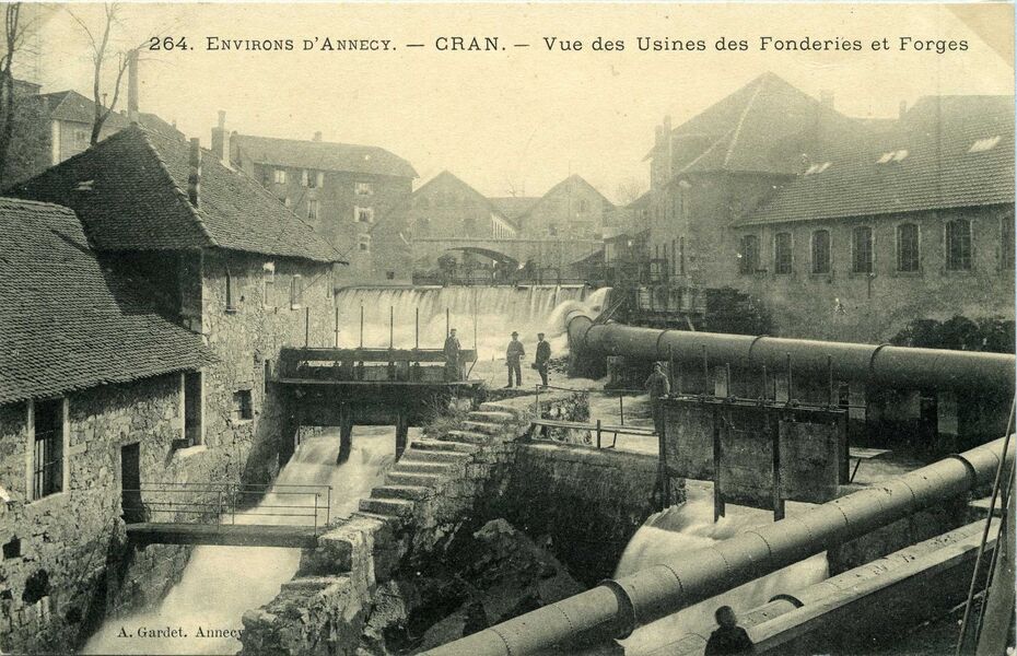 Vue des Usines des Fonderies et Forges de Cran
