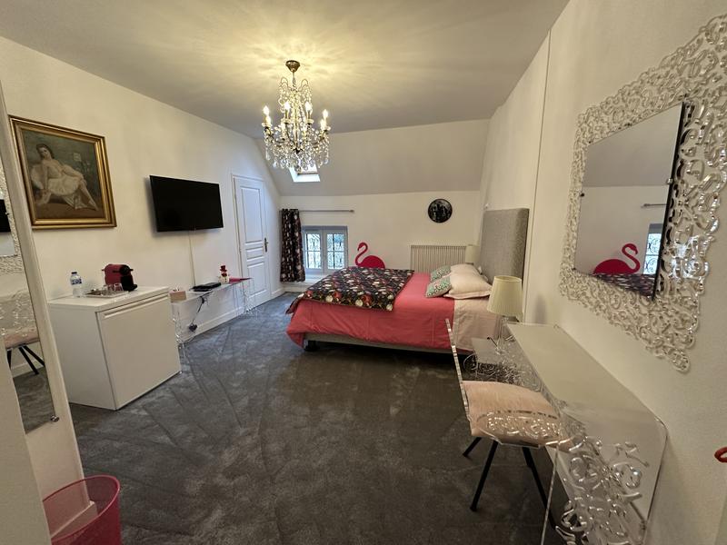 Chambre Romantique_Le Relais du Destin - chambres d'hôtes à Vertrieu - Balcons du Dauphiné - Isère