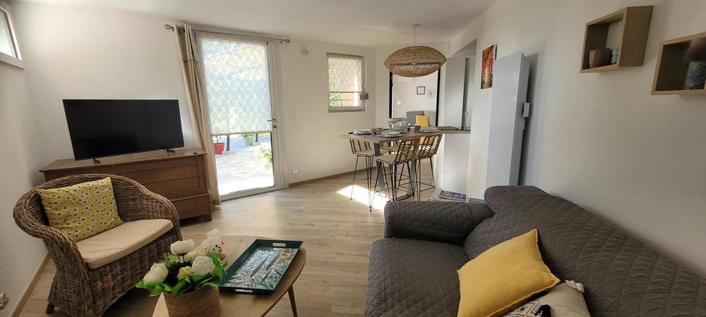 Salon Gîte Macalinewa Gîtes de France Alpes-Maritimes Saint-Jeannet