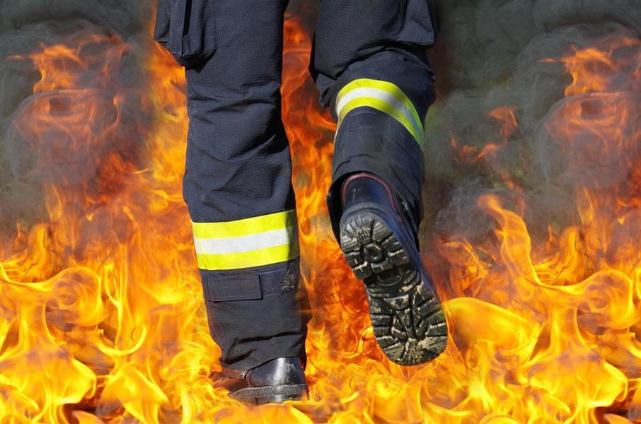 Image pied pompiers