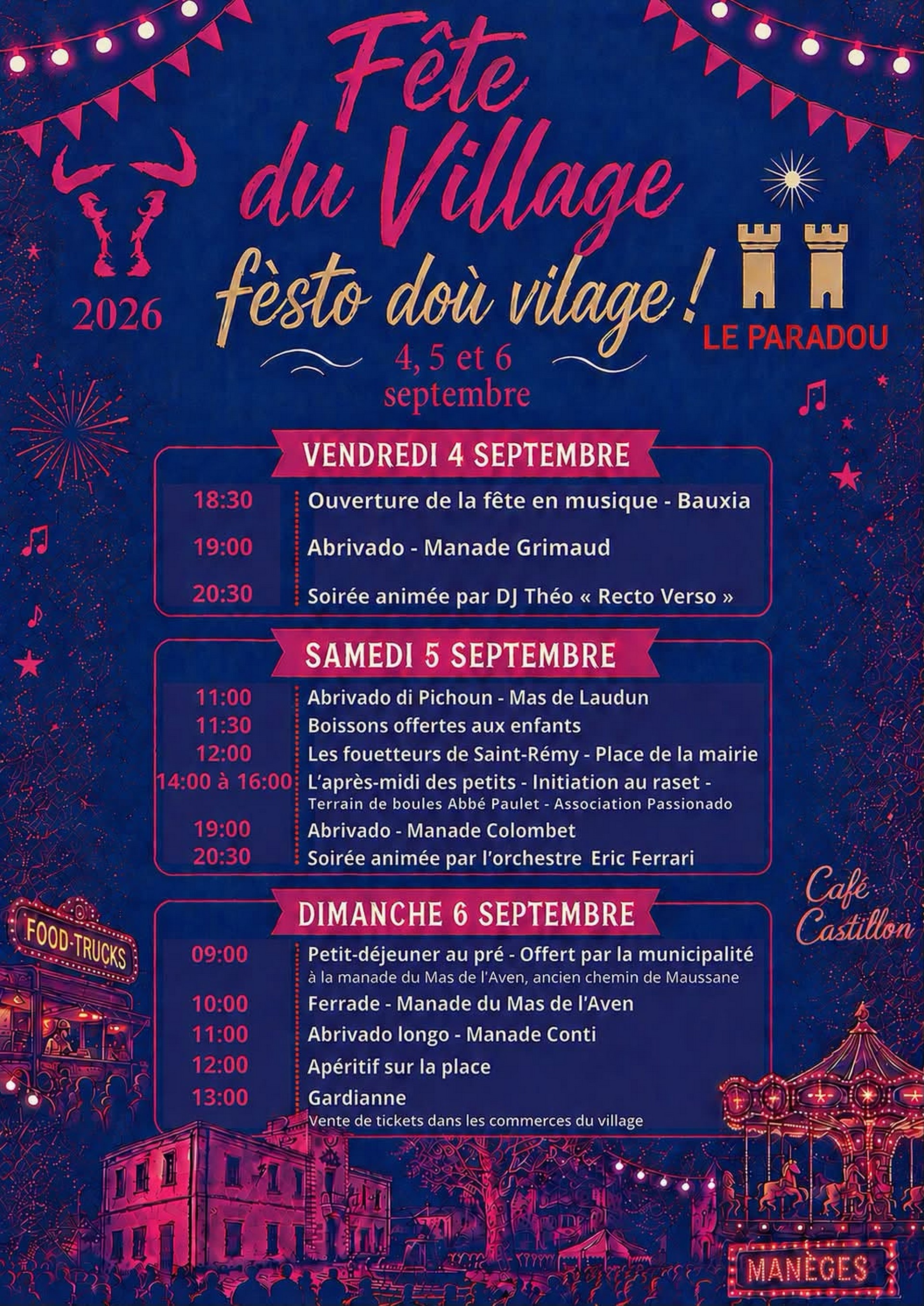 Fêtes du village au Paradou