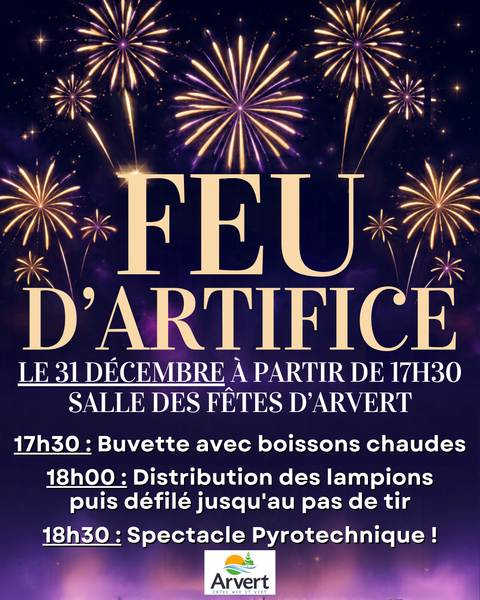 Feu d'artifice du Réveillon