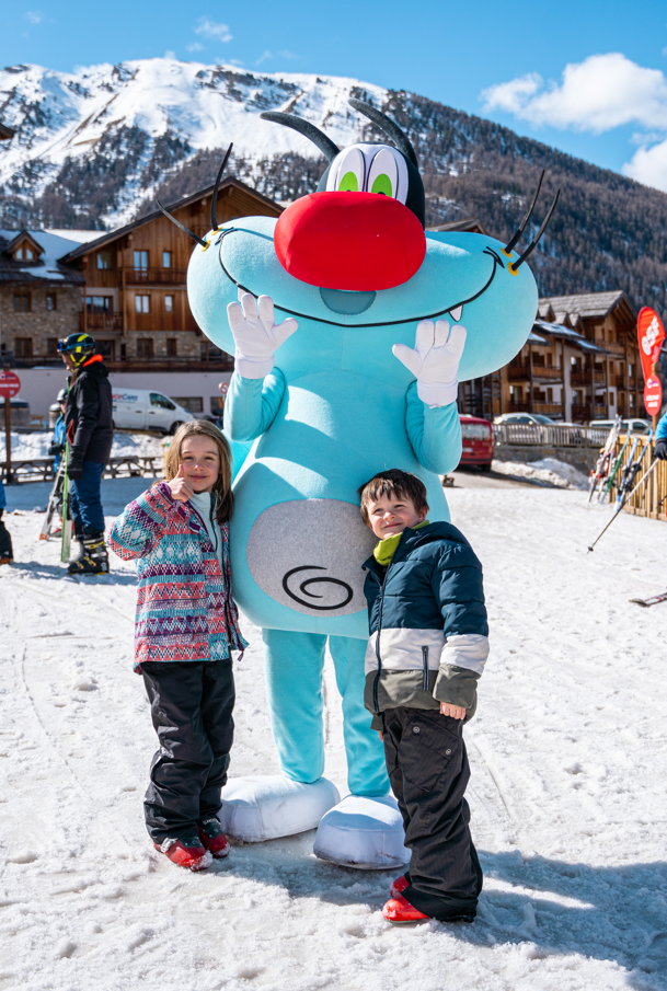 Rencontre avec la mascotte Oggy