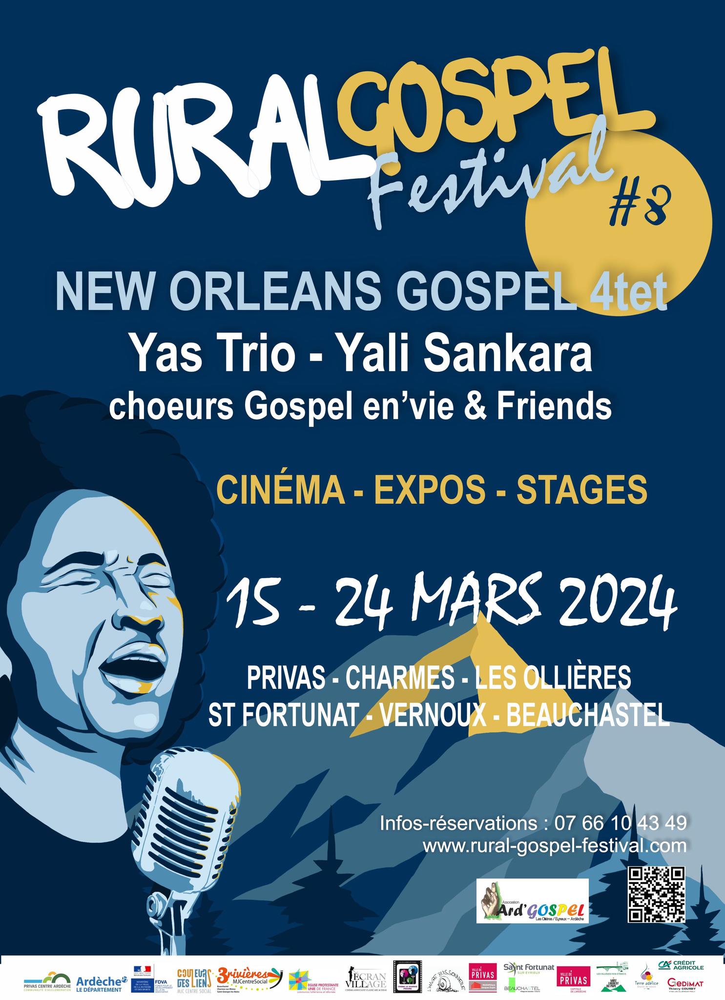 Rendez-vous futés ! : Concert de gospel avec The New Orleans Gospel Quartet [Rural Gospel Festival #8]