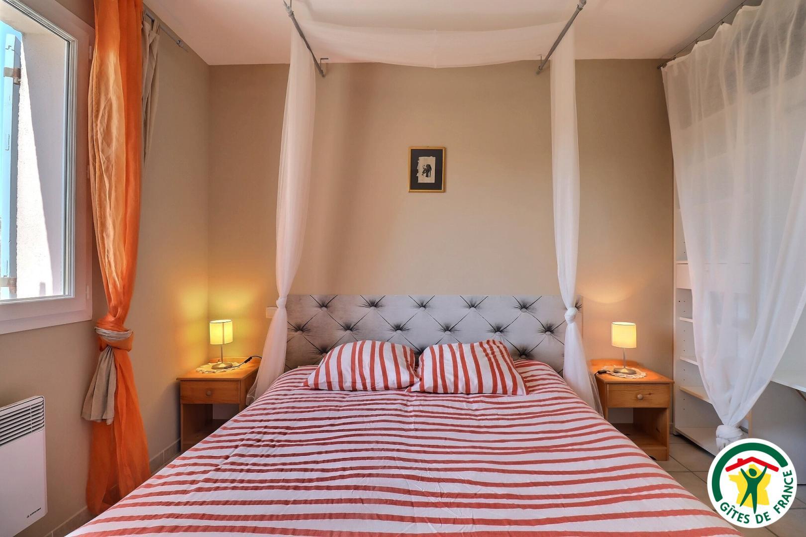 Chambre avec un lit double ou deux lits simples (1x160 ou 2x80 x200)