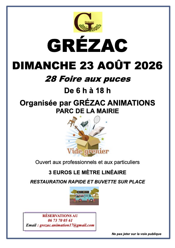 28 ème Foire aux puces