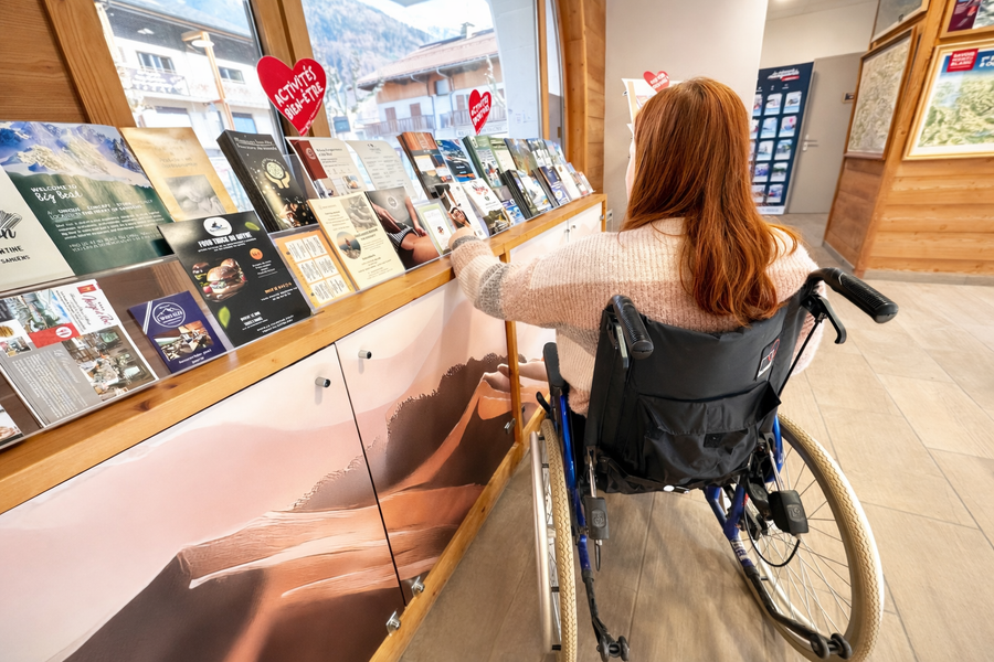 Fauteuil roulant à l'accueil Fauteuil roulant à l'accueil