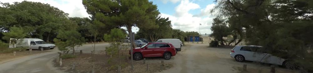 Parking plage de la Gautrelle