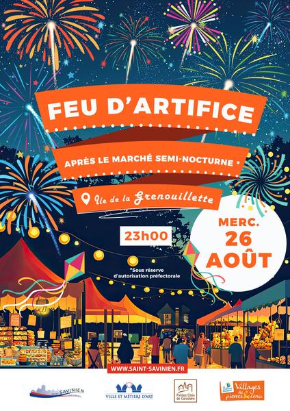 Feu d'artifice - Saint-Savinien-sur-Charente