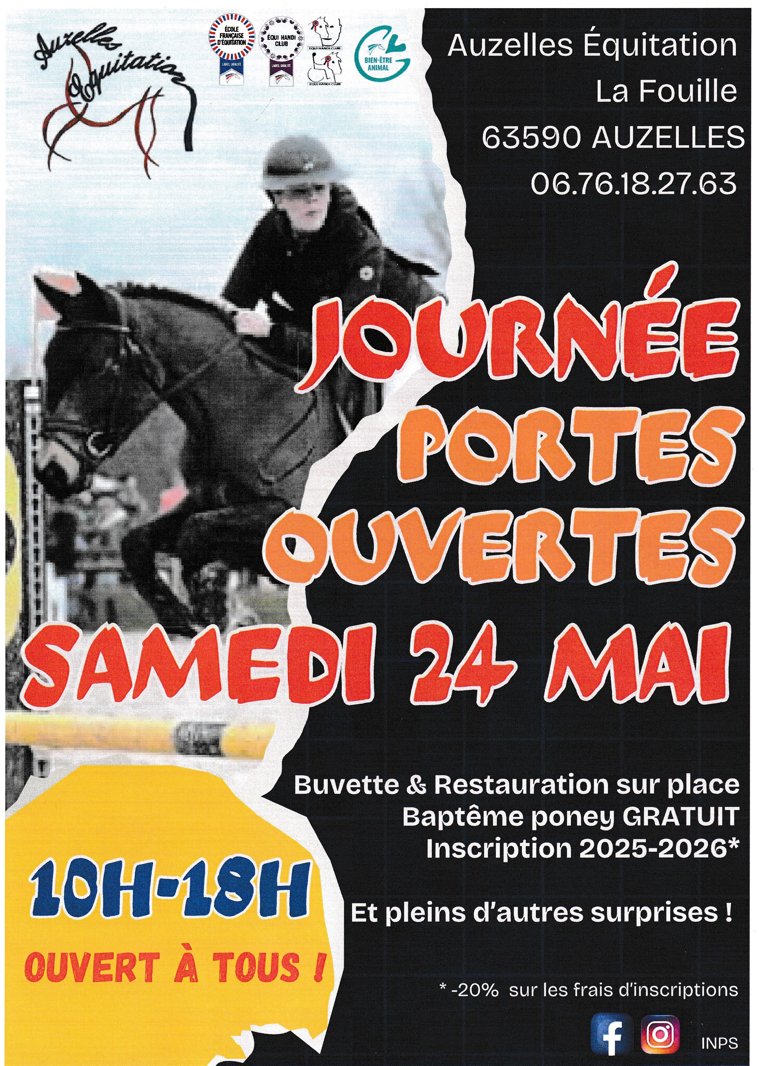 Portes ouvertes du poney club // Auzelles