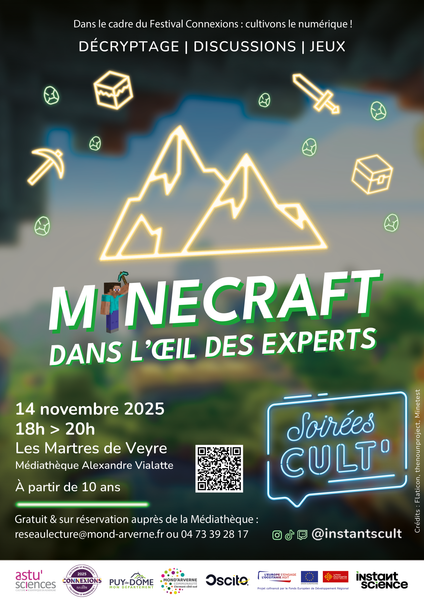 Soirée Pop Cult’ Minecraft dans l’œil des experts - Festival Connexions 2025