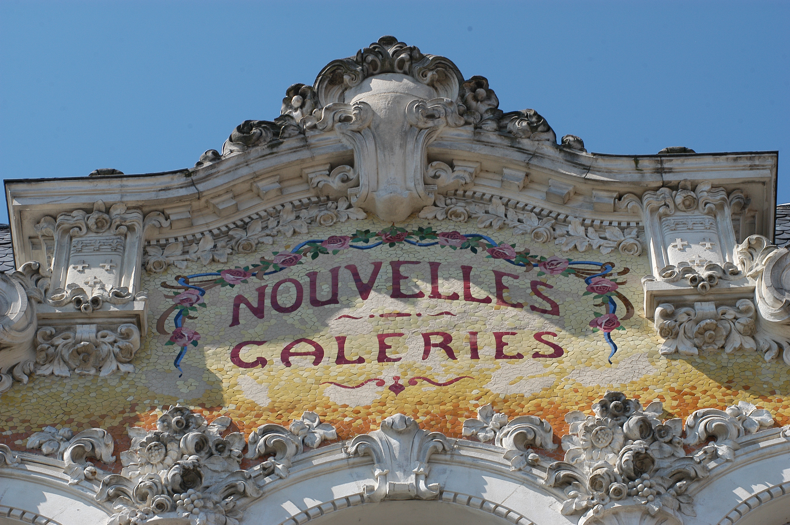 Nouvelles galeries 1915, détail