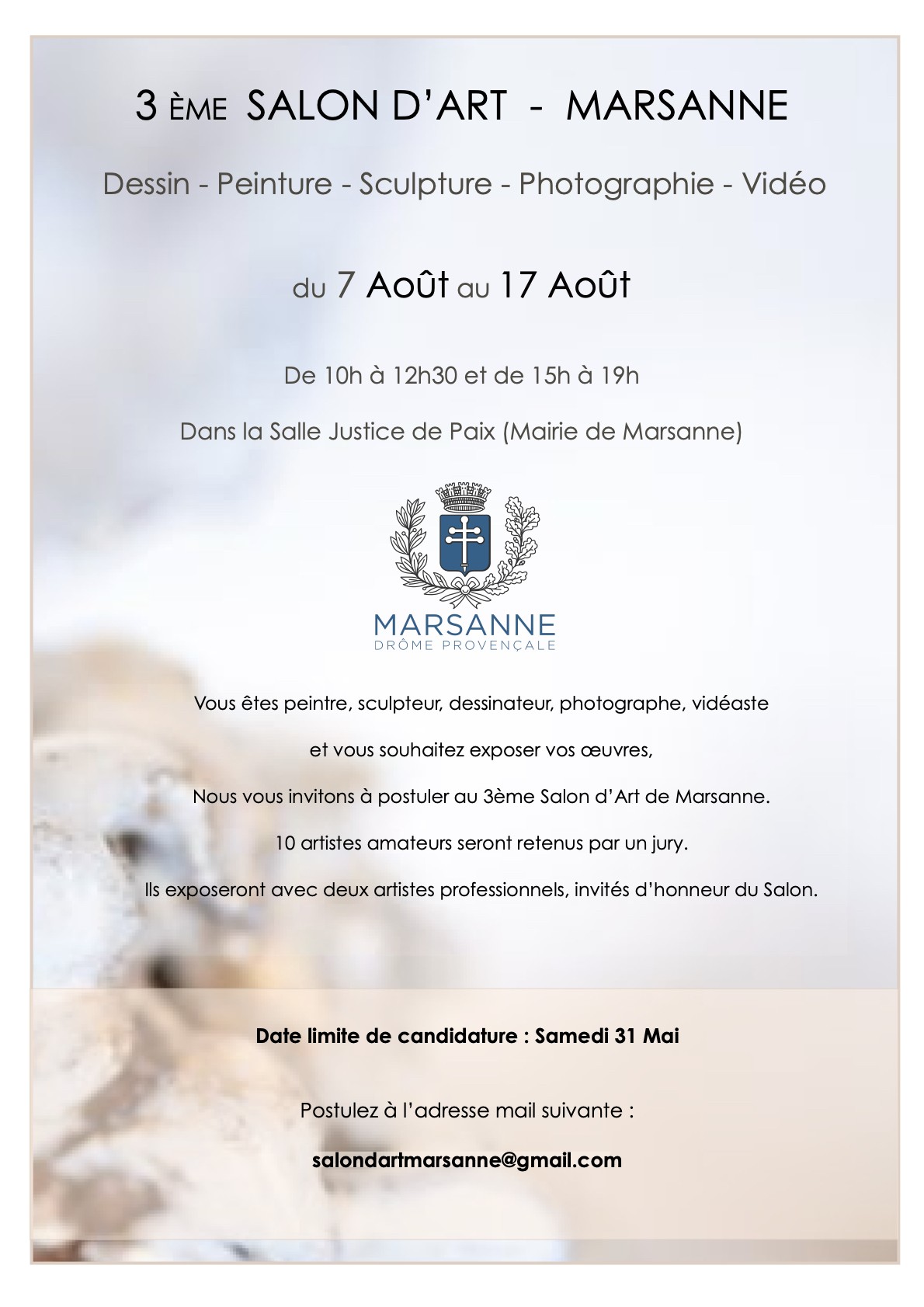 3ème salon d'art de Marsanne