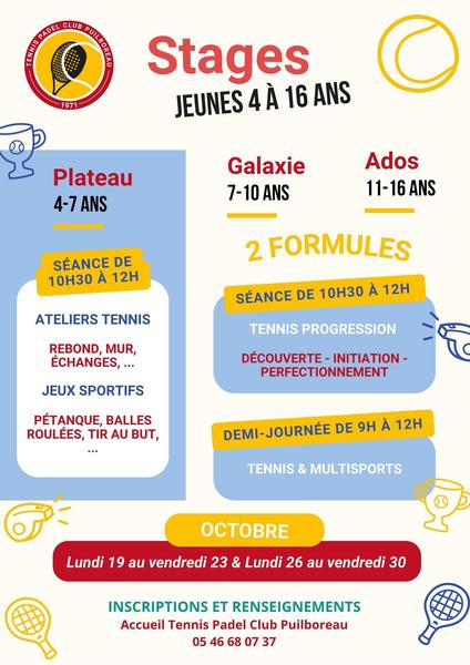 Stage - Tennis & Multisports pour les jeunes