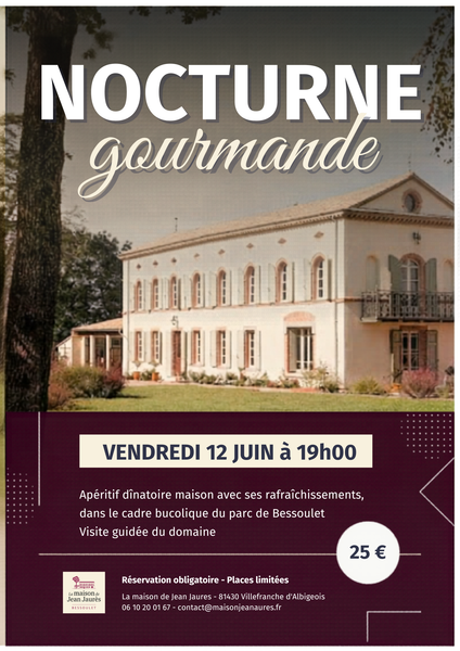 Nocturne gourmande à la maison Jean Jaurès
