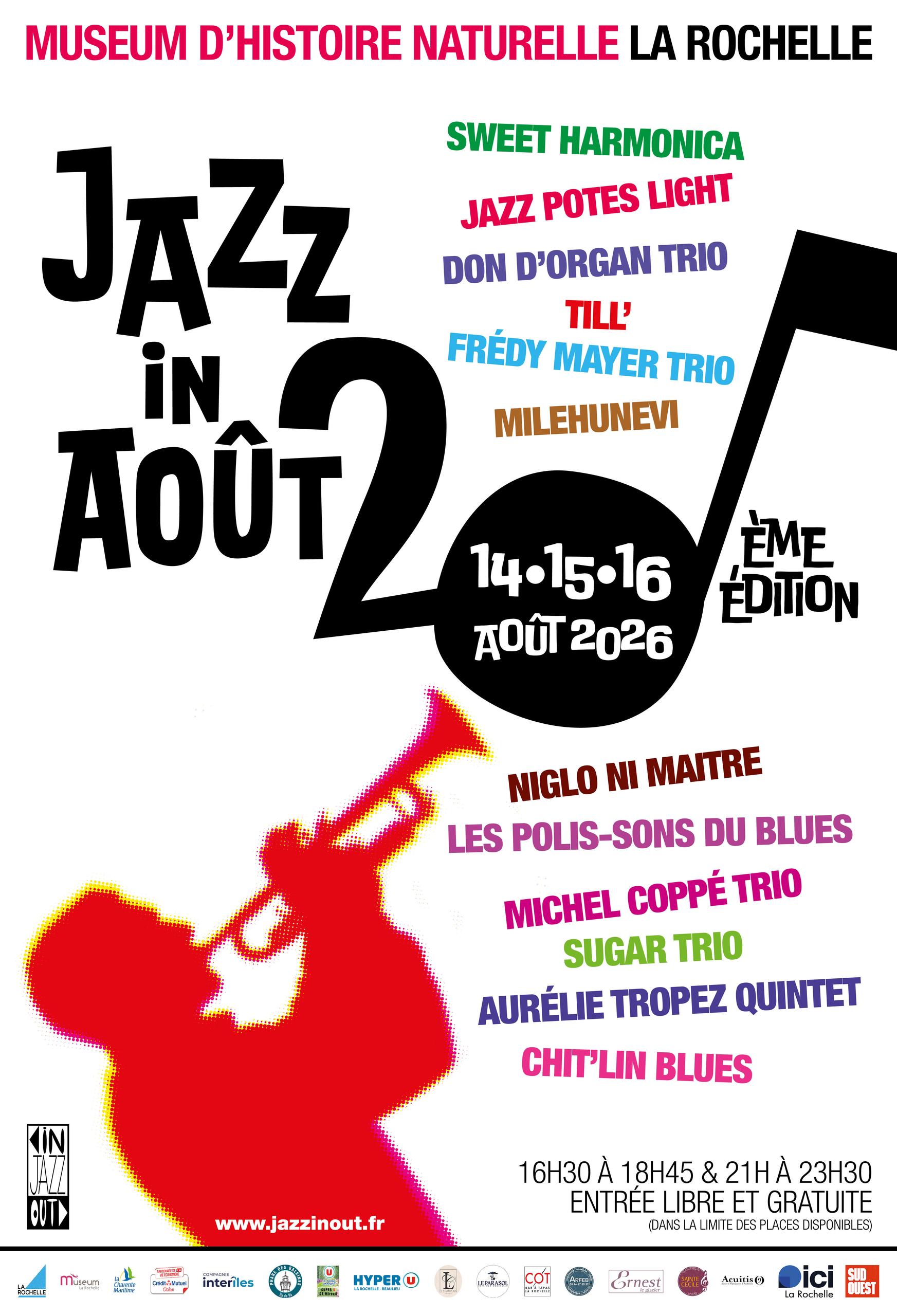 FESTIVAL JAZZ IN AOUT 20ème Edition