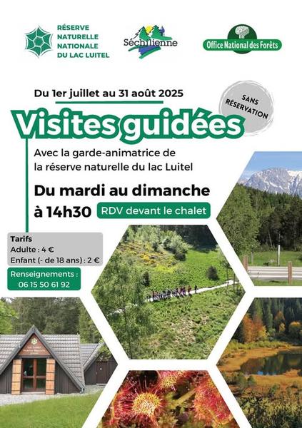 Visites guidées de la Réserve Naturelle du Luitel
