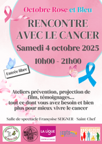 Octobre Rose et Bleu à Saint-Chef-Office de Tourisme des Balcons du Dauphiné