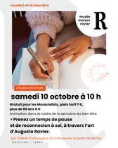 Instants bien - être à la Maison Ravier - atelier d'écriture : les chuchotement…