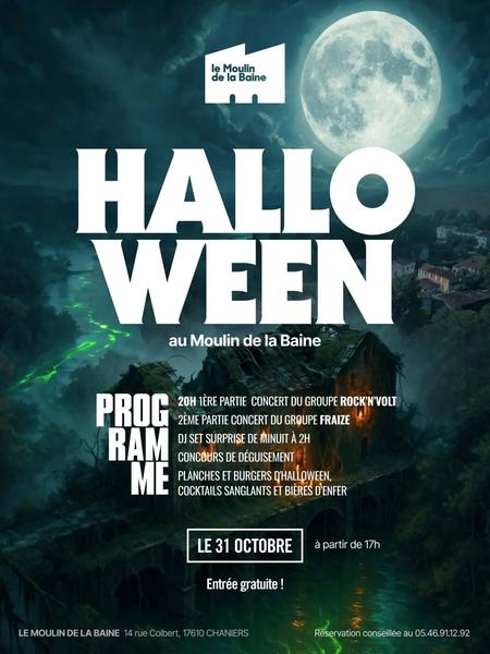 Halloween au Moulin de la Baine