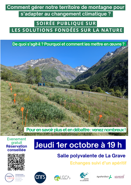 Soirée VIVALP : échanges sur la nature et ses solutions