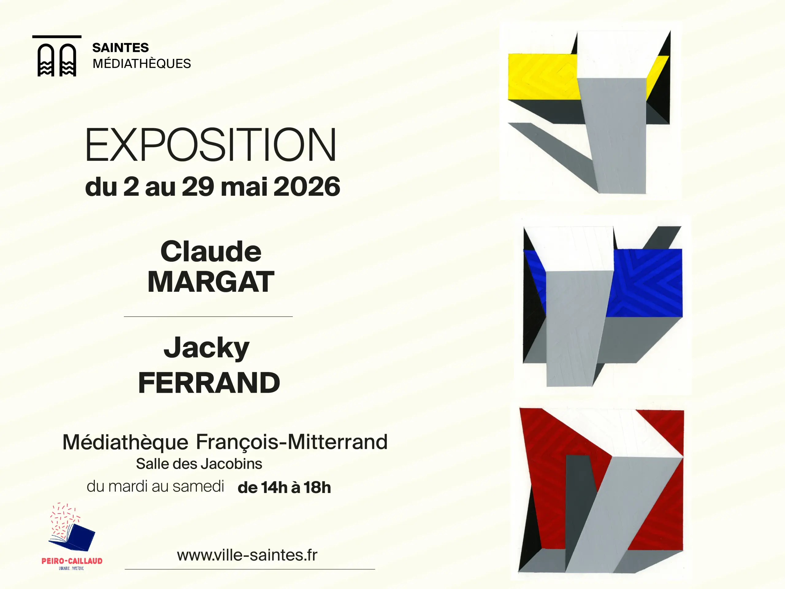 Vernissage de l'exposition "Par la peau » de Jacky Ferrand et Claude Margat