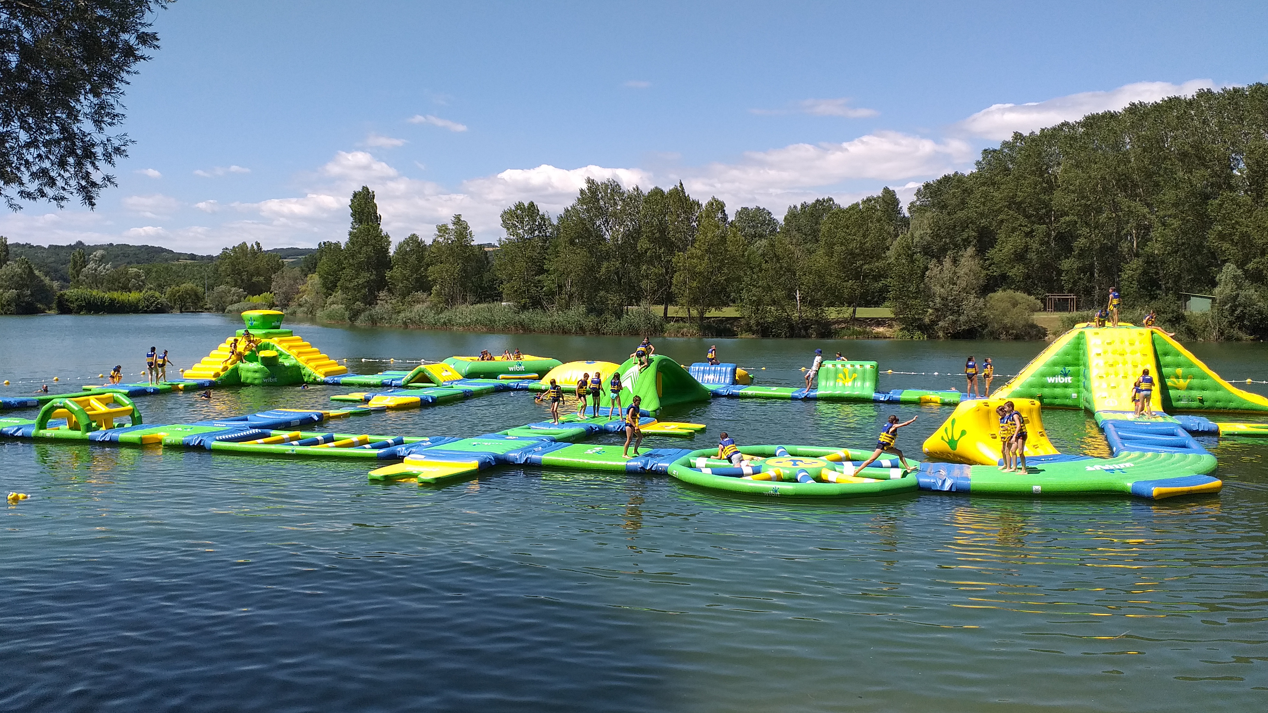 Slidesparc lac des vernets saint uze